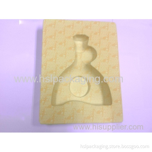 Luxury Cosmetic Pvc Flocked Tray